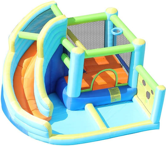 Homeone Φουσκωτό Jump & Slide με Τραμπολίνο & Τσουλήθρα για 3-10 Ετών