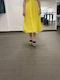 Midi Damenkleid Gelbe