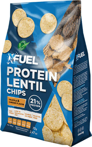 Xfuel Red Lentil Protein Chips 70 G Barbecue 70gr