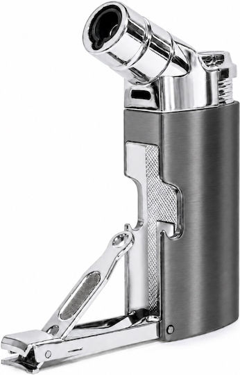 Panora Flame Lighter In Silver Colour