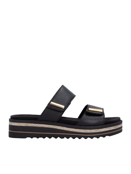 Leather Women's Anatomic Black Sandals