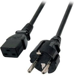 EFB IEC C19 / Schuko - IEC C19 / Schuko Cable 1.8m Black EK511.1 EFB IEC C19 / Schuko - IEC C19 / Schuko Cable 1.8m Black EK511.1