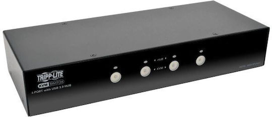 Eaton B004-DPUA4-K KVM и превключвател на данни с DisplayPort / USB 3.0 / USB / Аудио