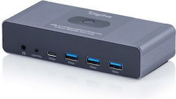 Digitus DS-12856 KVM & Data Switch με USB-C / HDMI / USB 3.0 / DisplayPort