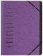 Pagna Organizer File Folder 7 Pockets 1-7 Eggplant