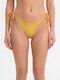 Bikini Slip with Laces Yellow