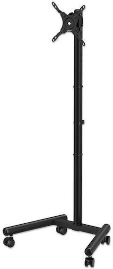 Manhattan 462464 Βάση Τηλεόρασης Δαπέδου έως 50" και 35kg Μαύρο