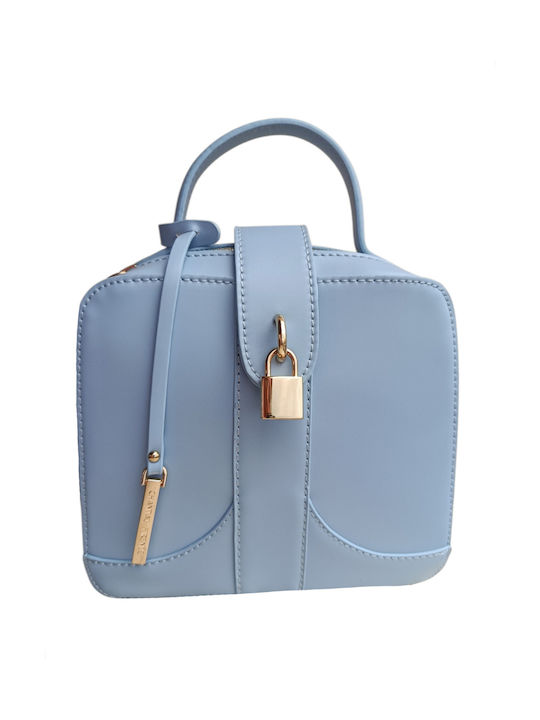 Damen Flap-Tasche Hellblau