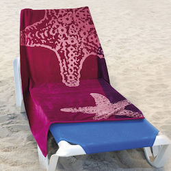 Whitegg Πετσέτα Microfiber Σώματος Φούξια