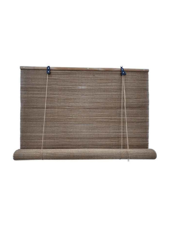 Ecoshadow Bamboo Shading Blind In Brown Colour W80xH180cm