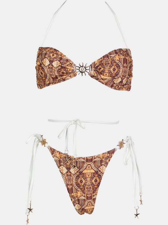 Decoro Set Bikini 3 Pieces Brown
