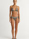 Bikini Slip with Laces Green