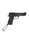 Beretta M92 A1 Black Full Metal Μπρελόκ Μαύρο
