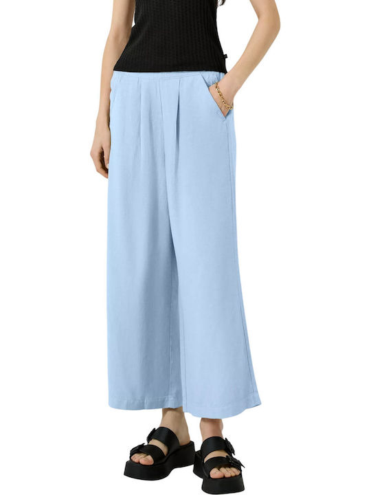 s.Oliver Women's Fabric Trousers Light Blue