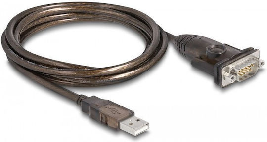 DeLock Μετατροπέας USB-A male σε Serial male 1τμχ 62645