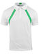 Polo Bluza Alb-Verde