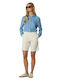 Women's Bermuda White