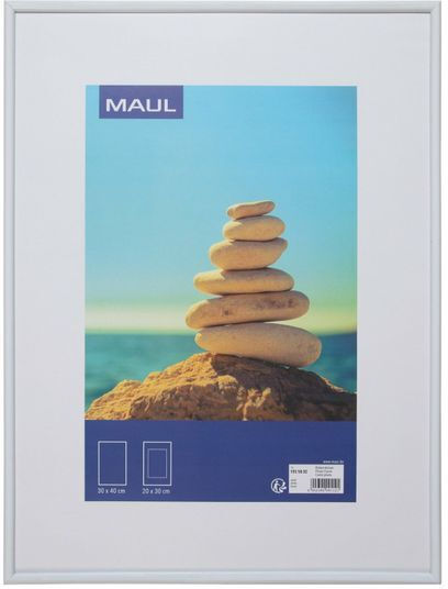Maul Maul Kunststoff Fotorahmen mit Weißem Rahmen Maul Maul Kunststoff Fotorahmen mit Weißem Rahmen