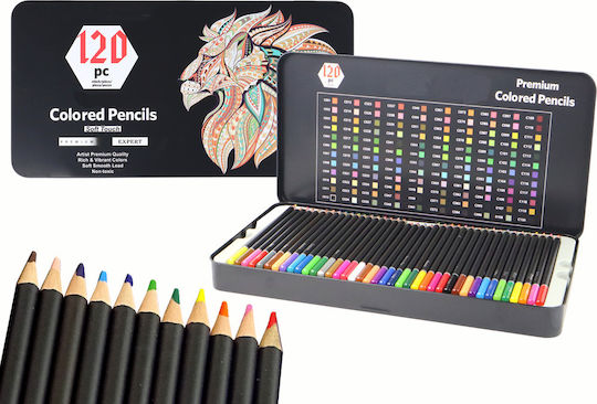 Premium Crayon Set 120 Pcs Various Shades Color List