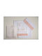Raison D' Etre Baby Sheets Crib Cotton Set Swan A Crown White 160x120cm 3 Pieces