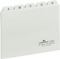 Durable Teiler Für Telefonbücher Weiß 10,5x14,8cm