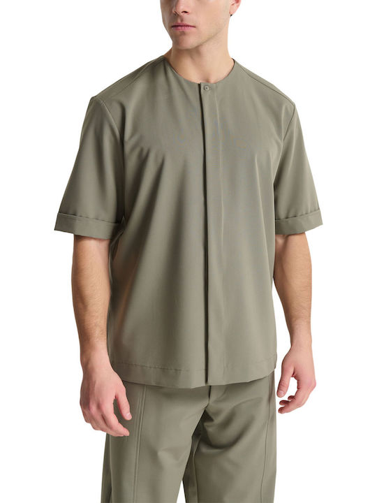 P/Coc Μακρυμάνικo Overshirt Χακί