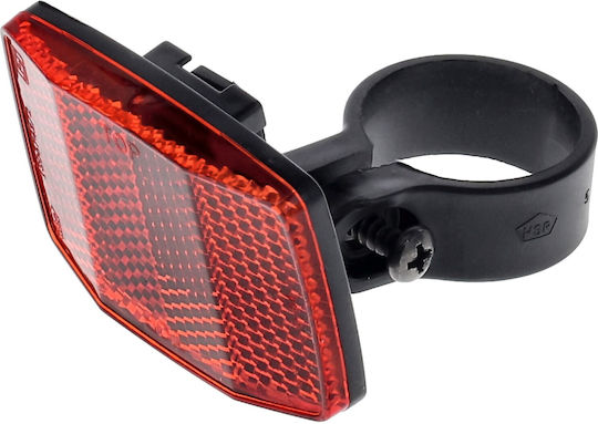 Reflective Bicycle Seat Children Red Black Mount 25.4 Mm