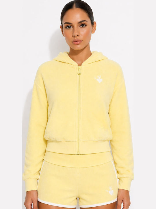 Sweatshirt Für Damen Mit Kapuze Gelbe