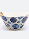 Lalos Wooden Salad Bowl Blue 24.5x12cm 2021-MP