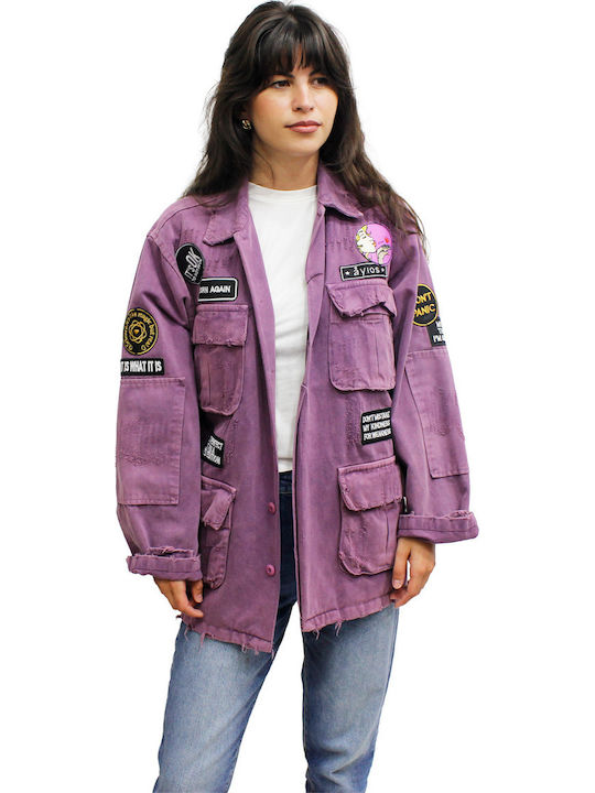 Women's Jacket for Winter Purple