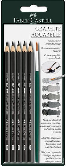 Faber-Castell Ξυλομπογιές Γκρι Σετ 5τμχ