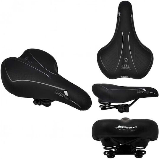 Selle Bassano Black Bicycle Saddle 245 x 170 mm