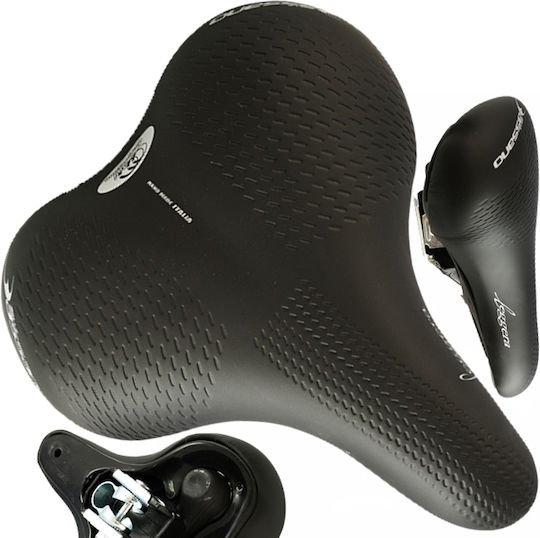 Selle Bassano Bicycle Saddle Black 245 x 225 mm
