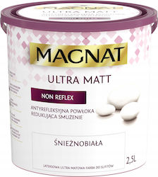 Magnat Ultra Matt Антирефлексна Латексова Боя Бял Матиран 2.5л