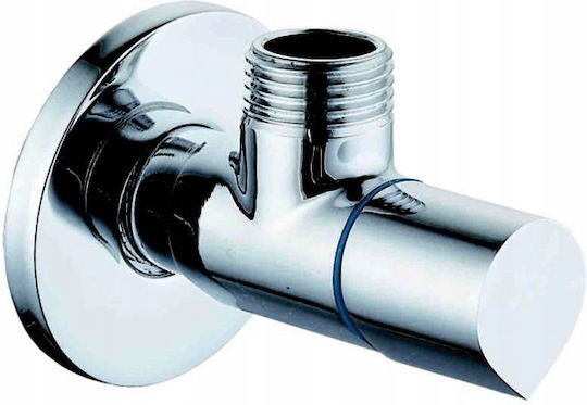 Angle Ball Ceramic Globe Valve 1/2 X 3/4 Blue