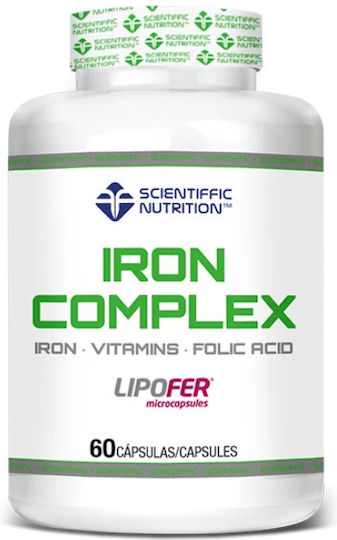 Scientiffic Nutrition Iron Complex Συμπλήρωμα για την Ενίσχυση του Ανοσοποιητικού 60 κάψουλες