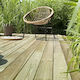 Ecoshadow Plank for Garden Flooring 300x9.5cm Impregnated Timber