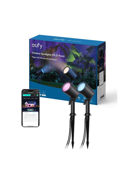 Eufy Φωτιστικό Δαπέδου Εξωτερικού Χώρου RGBW IP65