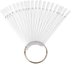 Nail Palette Fan 50 Positions Sensopro Milano Practice Display Transparent Ring Nail Palette Fan 50 Positions Sensopro Milano Practice Display Transparent Ring
