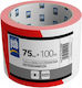 PSB Marking Tape Made of Plastic in White Colour 100m x 7.5cm