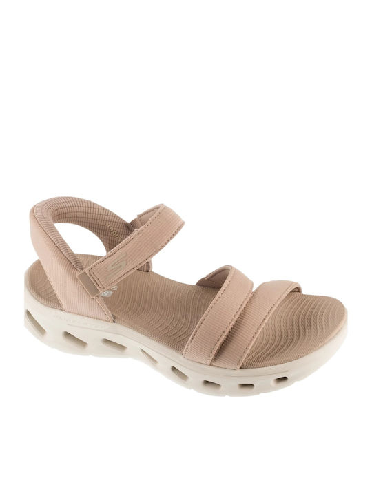 Skechers Glide-step Γυναικεία Σανδάλια Μπεζ
