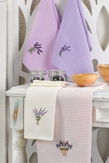 Rebeka Home Кърпа За Ръце 40x60см Лавандулов 6 Броя