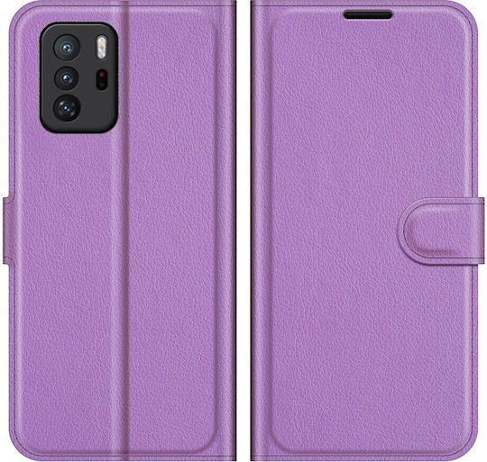 Book Tempered Glass Μωβ (Poco X3 GT)