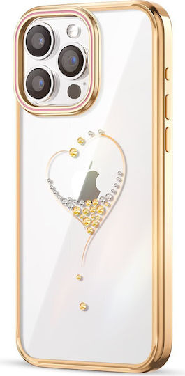 Kingxbar Wish Series Back Cover Πλαστικό / Σιλικόνης Χρυσό (iPhone 15 Pro)