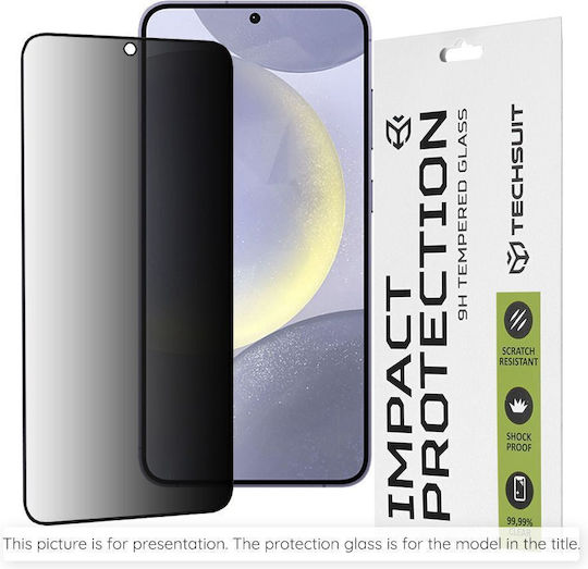 Techsuit Full Glue Privacy Full Face Tempered Glass (Honor 600)