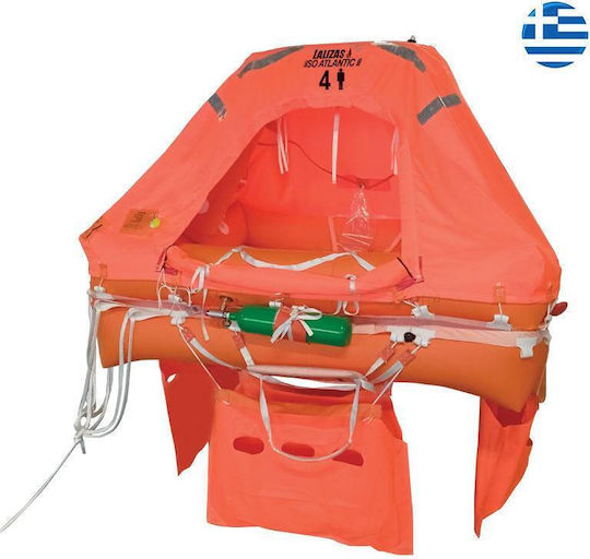 Liferaft Gr Iso Atlantic Ii Lalizas Συσκευασία Κάνιστρο Χωρητικότητα 12 Άτομα Σημαία Ελλάδα