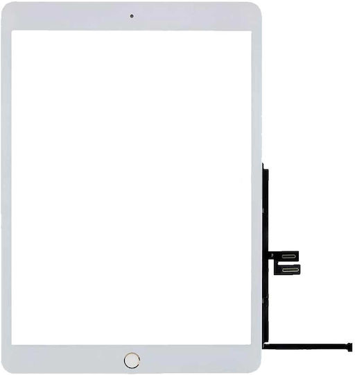 Digitizator Ipad 7/Ipad 8 10.2" Buton Acasă Alb 012301