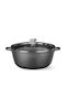 Hendi Tiefe Kochtopf aus Aluminiumguss 7l