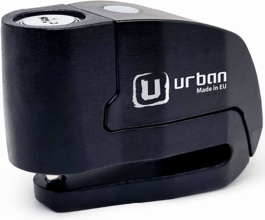 Urban Ur6 Κλειδαριά Δισκόφρενου Μοτοσυκλέτας με Συναγερμό Μαύρο Χρώμα