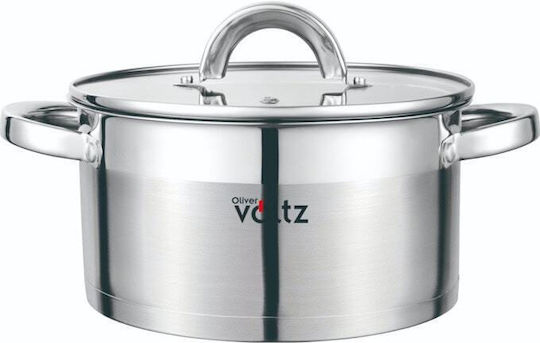 Voltz Oliver Βαθιά Ανοξείδωτη Κατσαρόλα 4.7lt / 22cm